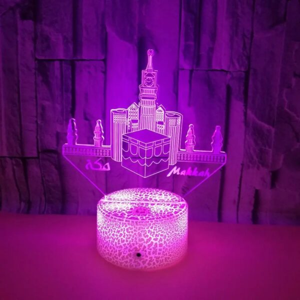 Home Touch Color Changing Acrylic 3D Night Light - Image 6