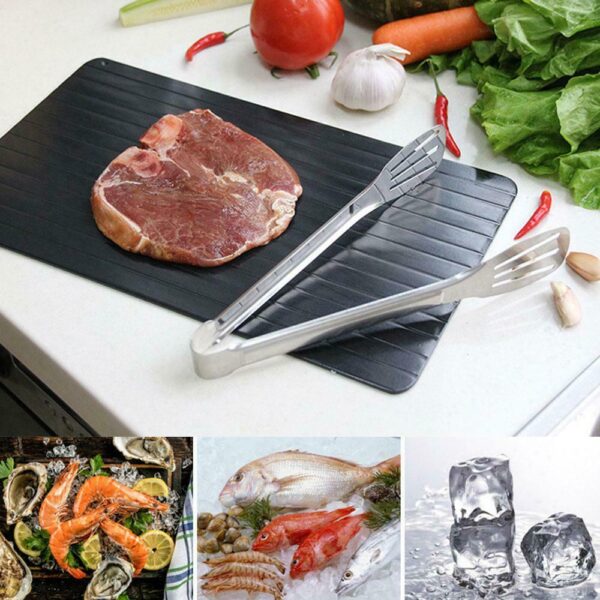 Fast Defrost Tray Fast Thaw Frozen Food Meat Fruit Quick Defrosting Plate Board Defrost Tray Thaw Master Kitchen Gadgets - Image 2