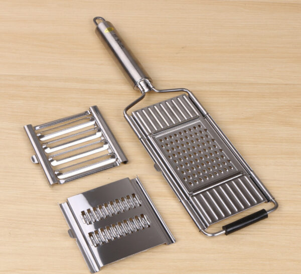 Stainless Steel Grater, Vegetable And Fruit Slicer, Peeler - Image 9