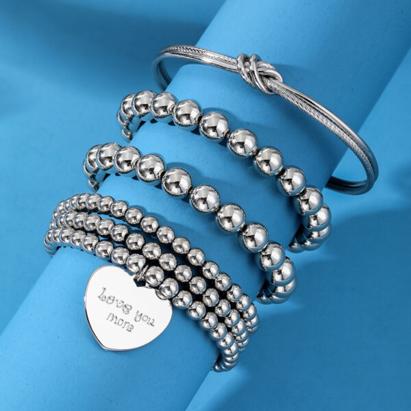 Ball Bracelet 3-piece Set Exaggerated Multi-layer - Image 7