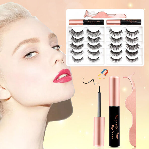 No Glue Waterproof Magnetic Lashes Eyeliner Magnetic Kit - Image 7