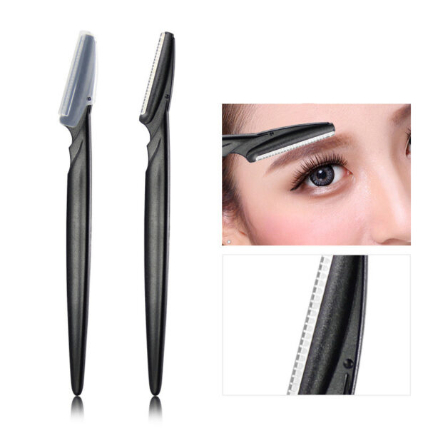 Professional Stainless Steel Eyebrow Trimming Tool Set - Image 3