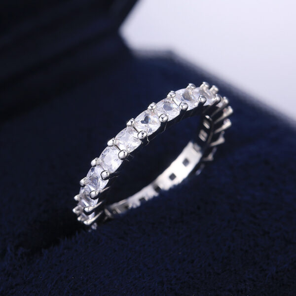 Diamond Zircon Women's Ring - Image 5