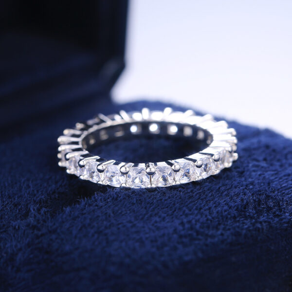 Diamond Zircon Women's Ring - Image 6