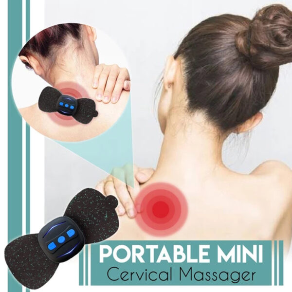 Massage Neck Stickers Cervical Vertebra Physiotherapy Instrument,Portable Charging Massager Mini - Image 5