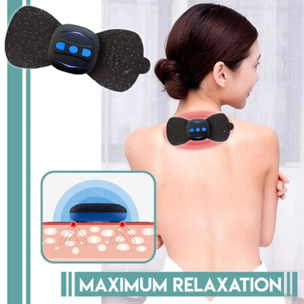 Massage Neck Stickers Cervical Vertebra Physiotherapy Instrument,Portable Charging Massager Mini