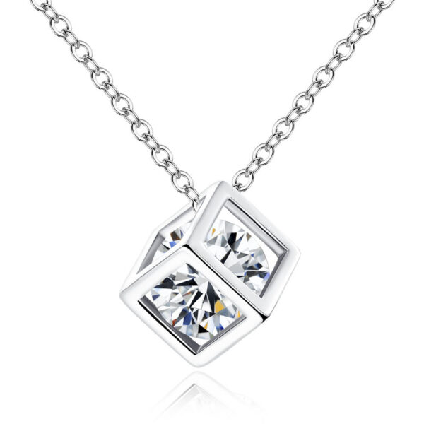 Rubik's Cube Zircon Set Temperament Flash Diamond Water Cube - Image 4