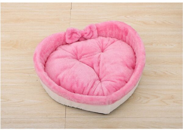 Heart Shape Soft Cozy Cat Pet Bed For Large Small Puppy Dog Cute Warm Cushion Litter Nest Basket Kennel Kitten House Accessories - Image 8