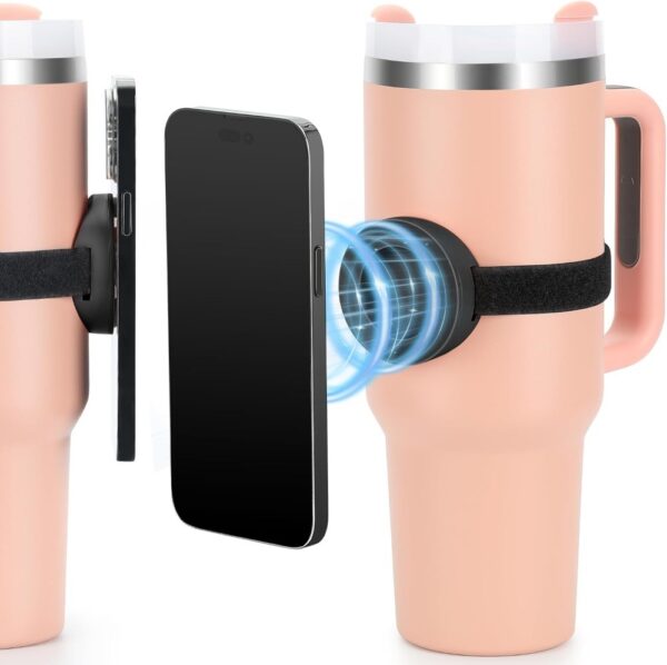 Universal Adjustable Magnetic Cup With Phone Holder - Image 3