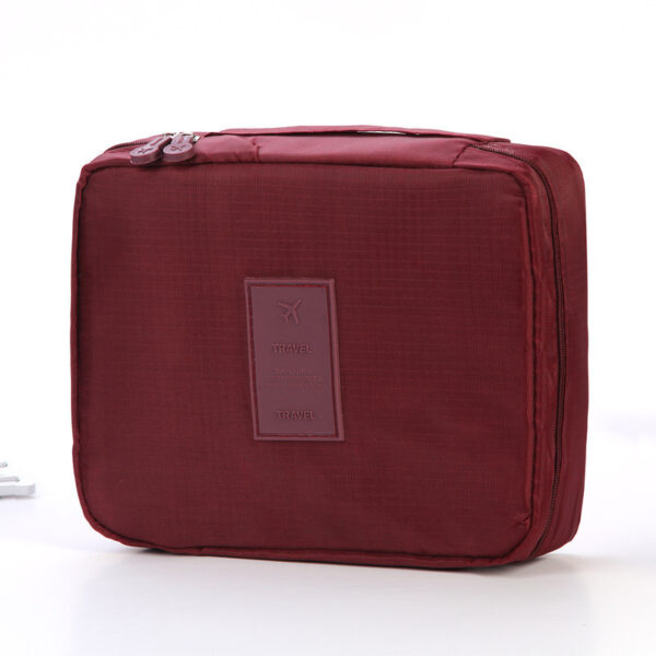 Portable Cosmetic Bag Waterproof Divider Multi-grid Pockets Toiletry Bags Travel Storage Handbags Women Make Up Bag - Image 3