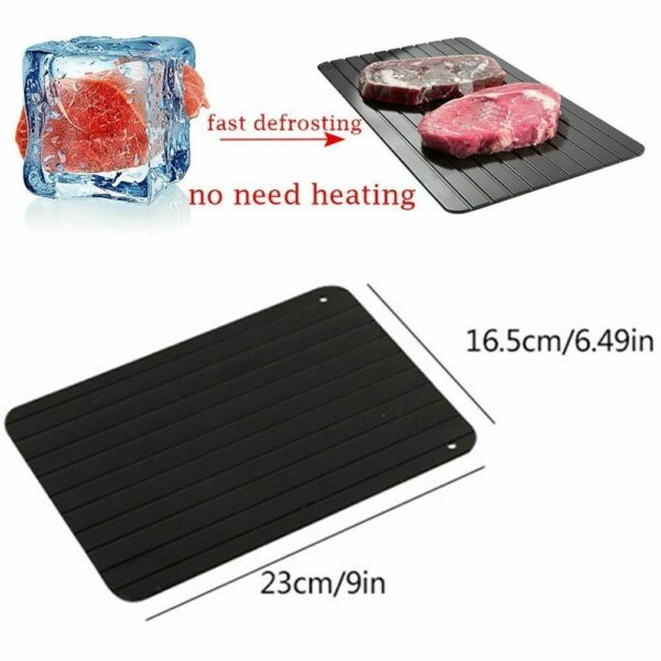 Fast Defrost Tray Fast Thaw Frozen Food Meat Fruit Quick Defrosting Plate Board Defrost Tray Thaw Master Kitchen Gadgets - Image 6