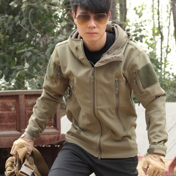 Tactical Outdoor Keep Warm Fleece Shell Jacket