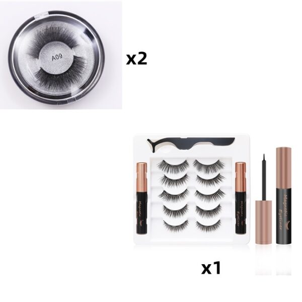 No Glue Waterproof Magnetic Lashes Eyeliner Magnetic Kit - Image 9