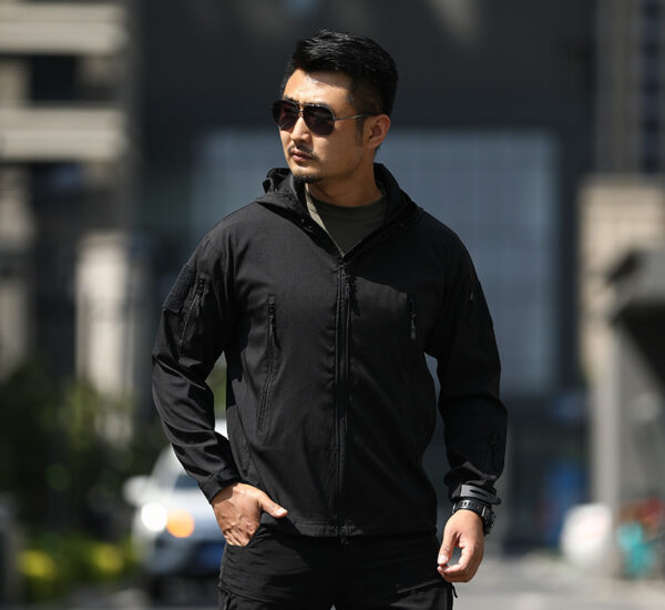 Tactical Outdoor Keep Warm Fleece Shell Jacket - Image 7