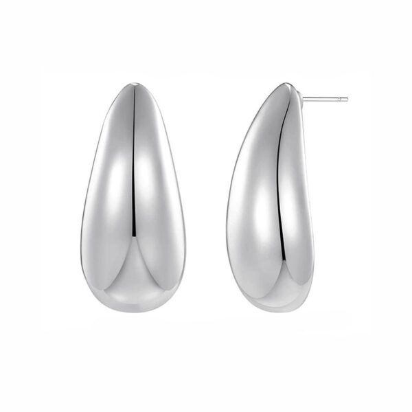 Metal Water Drop Earrings With A Sense Of Niche Luxury - Image 7