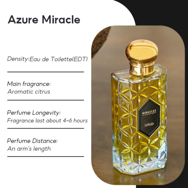 Sefralls Azure Miracle Perfume Cologne Fragrance Versatile And Long Lasting Fresh Romantic Luxury Perfumes Vibrant Perfume - Image 2