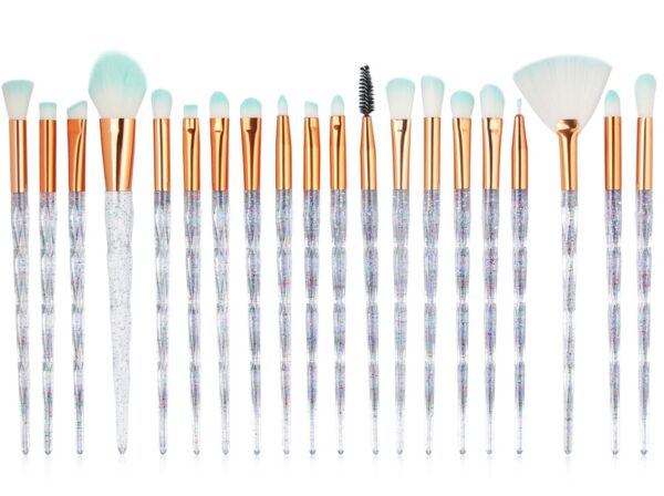 Diamond Makeup Brush Set (20 Pcs) - Image 8