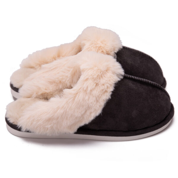 Fur Furry Slippers Women Winter Warm Plush House Shoes - Image 2