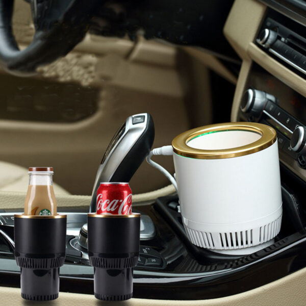 Car Heater & Cooler Cup Holder Cup Drink Holder Portable Water Heater Mug - Image 5