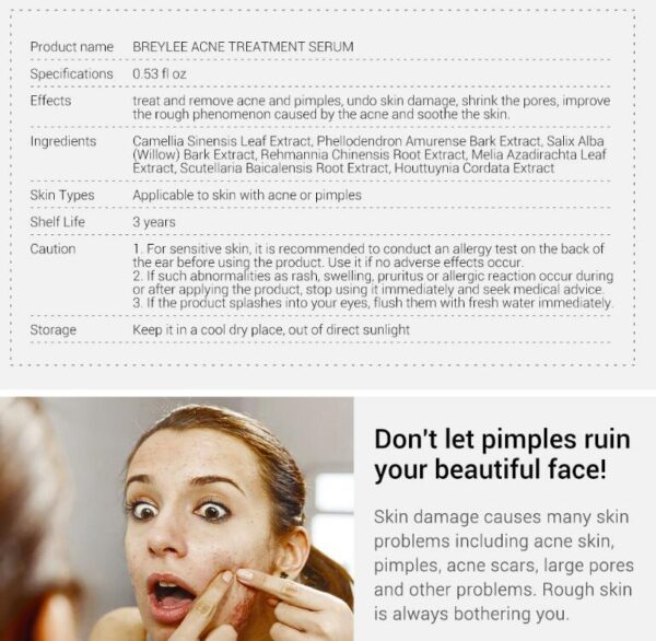 Acne Treatment Serum Facial Repair Oil - Image 3