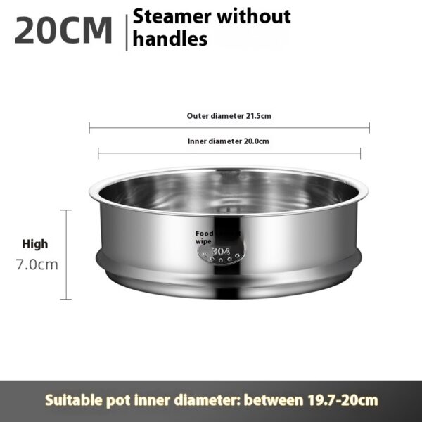 Electric Caldron Universal Steaming Rack 304 Stainless Steel Steamer With Handle - Image 4