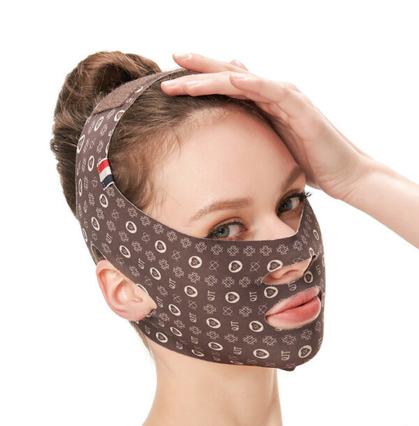 V Face Bandage Face Lifting Double Chin Shaping Lifting Firming Face Carving Face-thinning Mask - Image 7