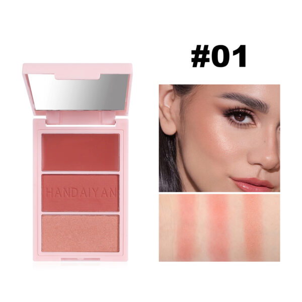 Blusher Plate Highlight Contour Compact Brighten Face - Image 2