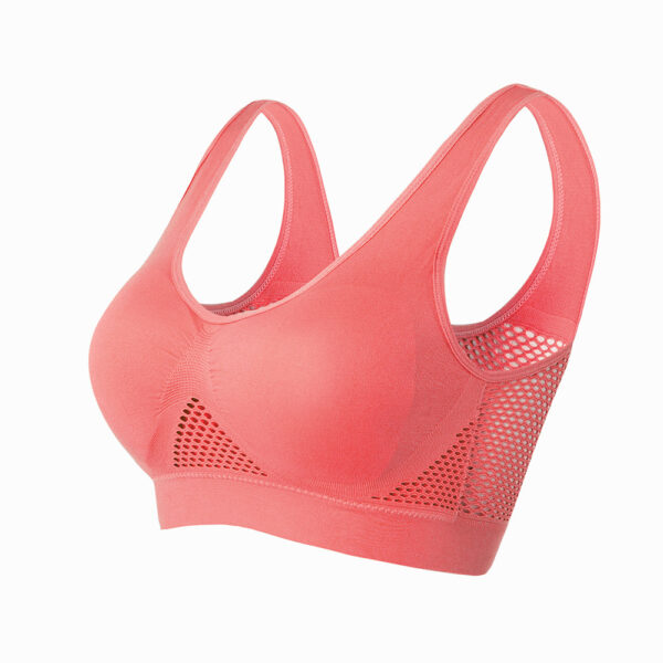 Women's Mesh Thin Sports Yoga Bra - Image 4