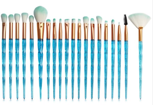 Diamond Makeup Brush Set (20 Pcs) - Image 3