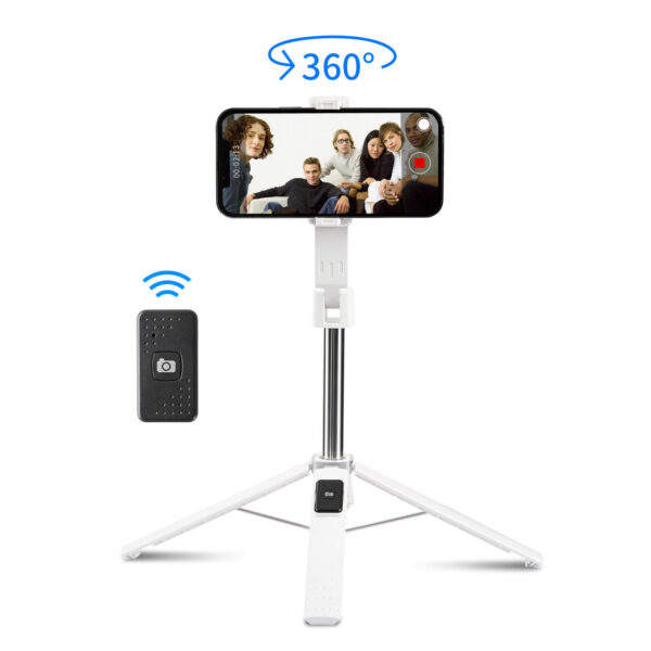 Selfie Stick Bluetooth Remote Phone Holder Tripod Stand For  Universal - Image 2