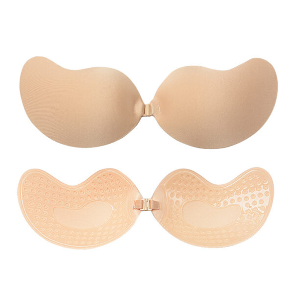 Invisible One-piece Silicone Lycra Gathering Bra Breast Pad Without Steel Ring - Image 3