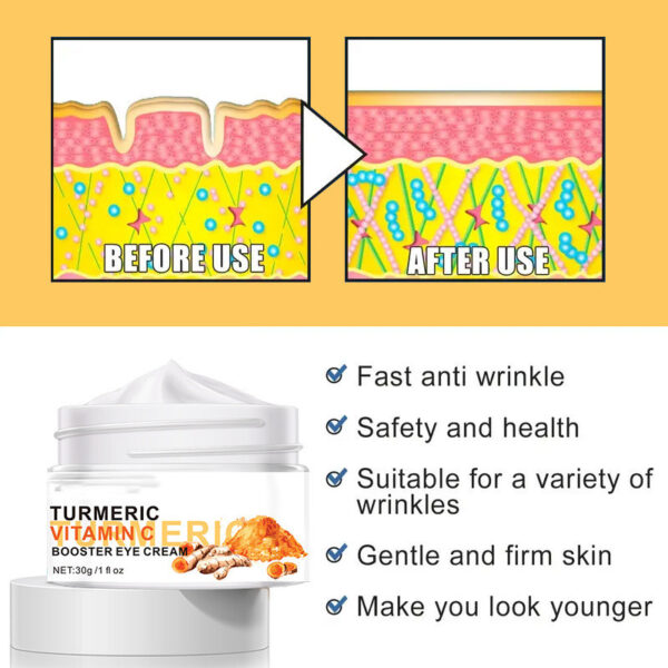 Turmeric Vitamin C Eye Cream Care - Image 4