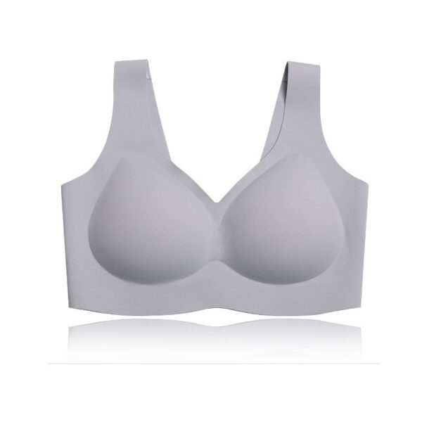 Namijiao New Air Traceless Underwear Women"s Air Rimless Bra Integrated Fixed Cup Sleeping Bra - Image 2