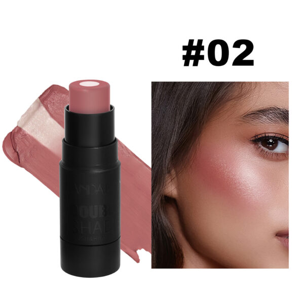 Multi-Color Sandwich Blush Stick Natural Nude Dress Brightening Color Solid Blush Shading Cream - Image 8