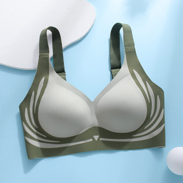 Breast Holding Soft Support Underwear Women's Adjustable Bra - Image 7