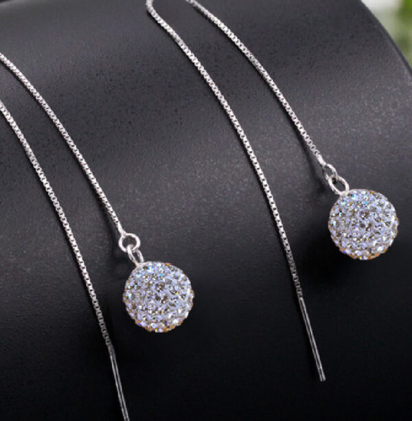 Crystal Earring Earrings Korea Korean Style Earrings Fashion Jewelry - Image 2