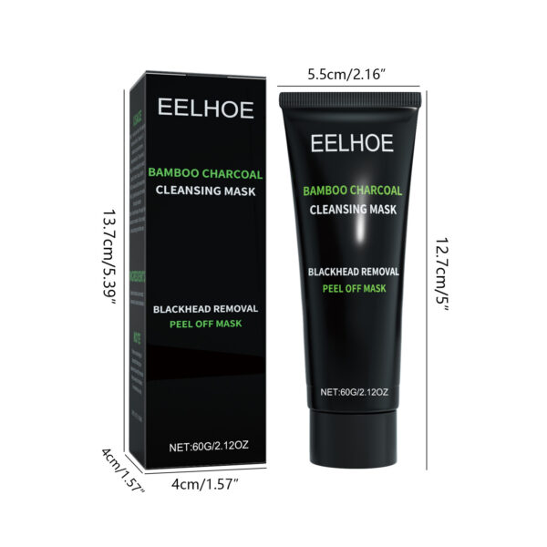 EELHOE Bamboo Charcoal Blackhead Removal Peel-Off Mask For Deep Pore Cleansing And T-Zone Oil Control - Image 5