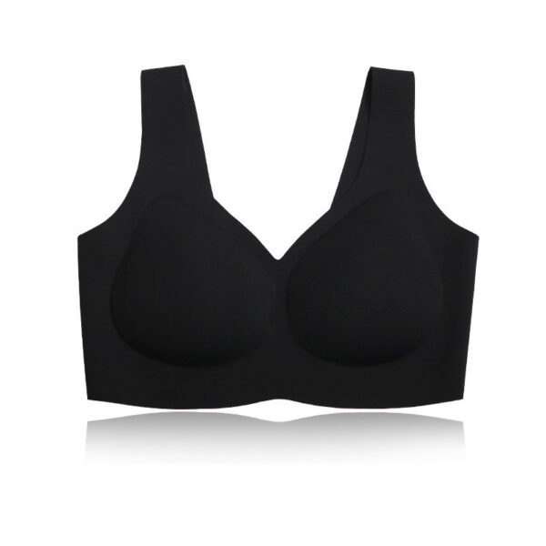 Namijiao New Air Traceless Underwear Women"s Air Rimless Bra Integrated Fixed Cup Sleeping Bra - Image 8