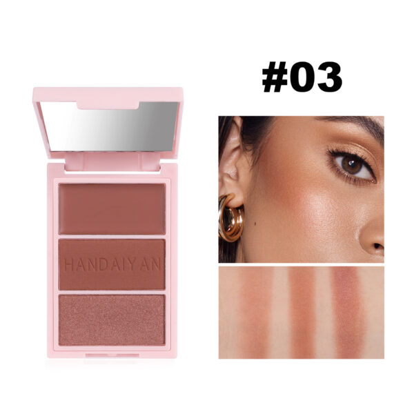 Blusher Plate Highlight Contour Compact Brighten Face - Image 5