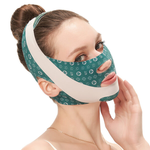 V Face Bandage Face Lifting Double Chin Shaping Lifting Firming Face Carving Face-thinning Mask - Image 5