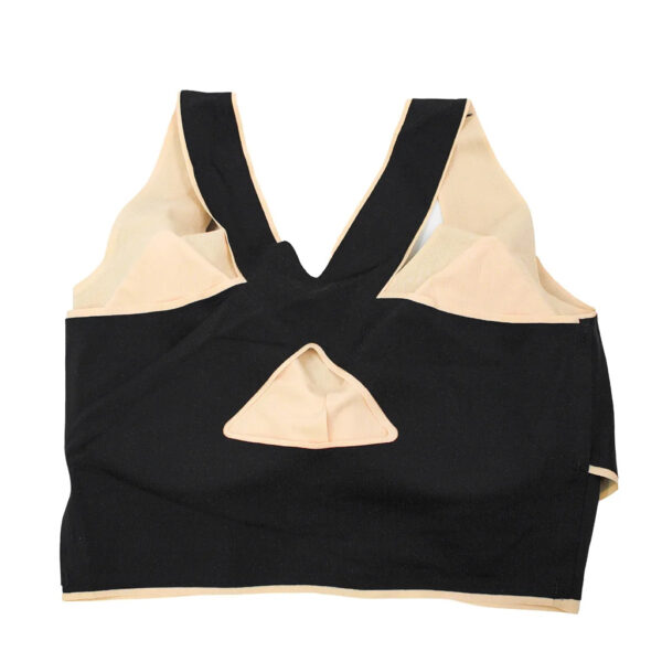 Bra Strap Modeler Lifts Breast Compression Top Black - Image 2