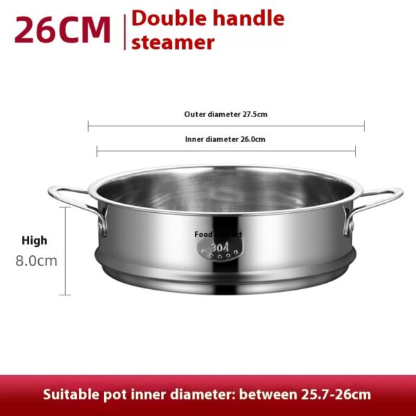 Electric Caldron Universal Steaming Rack 304 Stainless Steel Steamer With Handle - Image 8