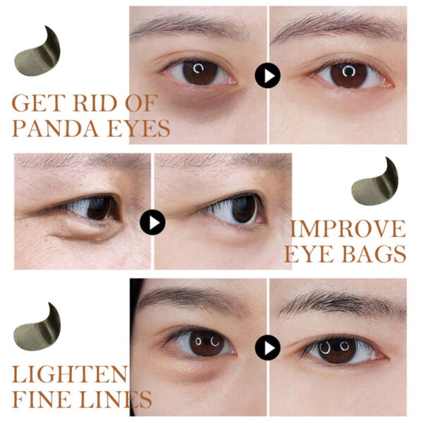 Fade Fine Lines And Dark Circles Under Eye Bags Moisturizing Black Pearl  Mask - Image 6