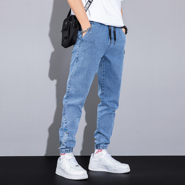 Fashion Jeans For Men Loose Harlan Bunches - Image 3