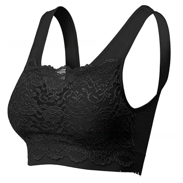 Foreign Trade Sexy Lingerie Lace Stitching Sports Bra - Image 3