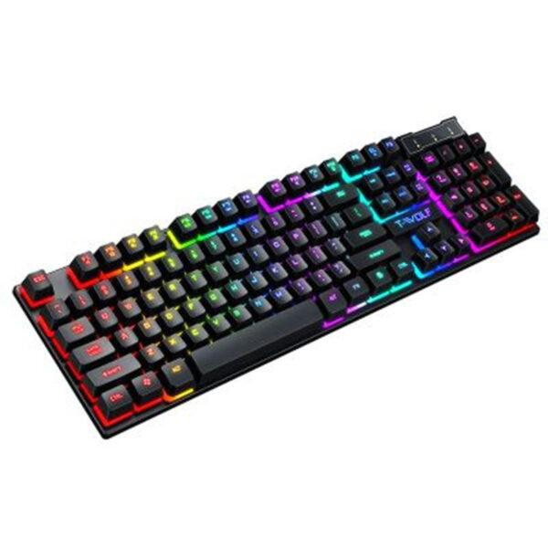 Gaming Usb Luminous Wired Keyboard Floating Manipulator - Image 2