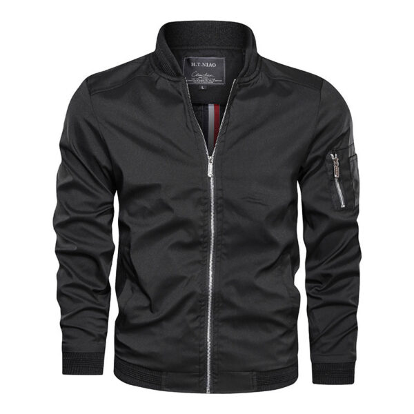 Casual Baseball Jacket Slim Fit - Image 8