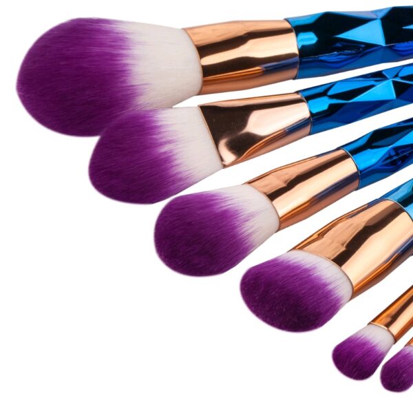 7 makeup brushes, makeup tools, diamond makeup brush foundation brush - Image 9