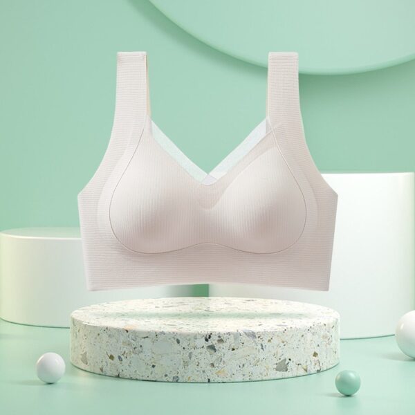 Women's Solid Color Back Anti Gravity Bra - Image 4