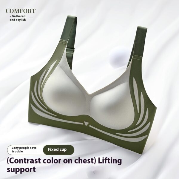 Breast Holding Soft Support Underwear Women's Adjustable Bra - Image 2